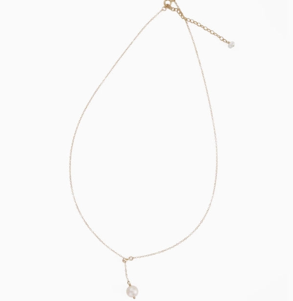 Classic Y-shaped adjustable single freshwater pearl