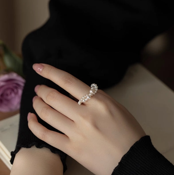 Stacking Set Freshwater Pearl Ring
