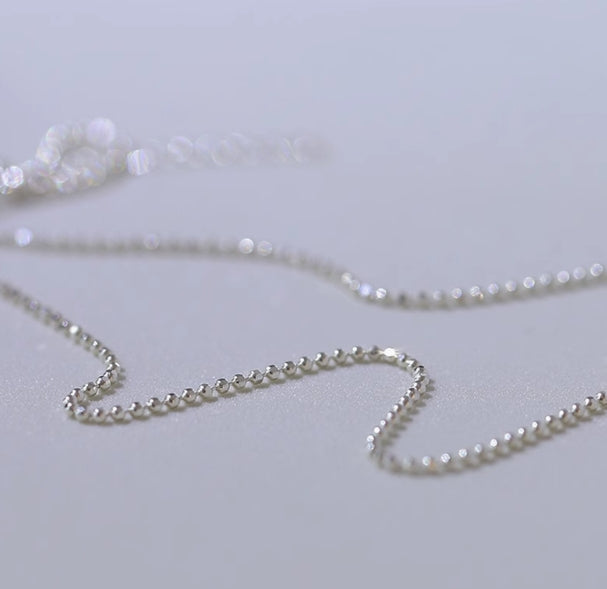 Water fish tail Rock pearl long sweater necklace