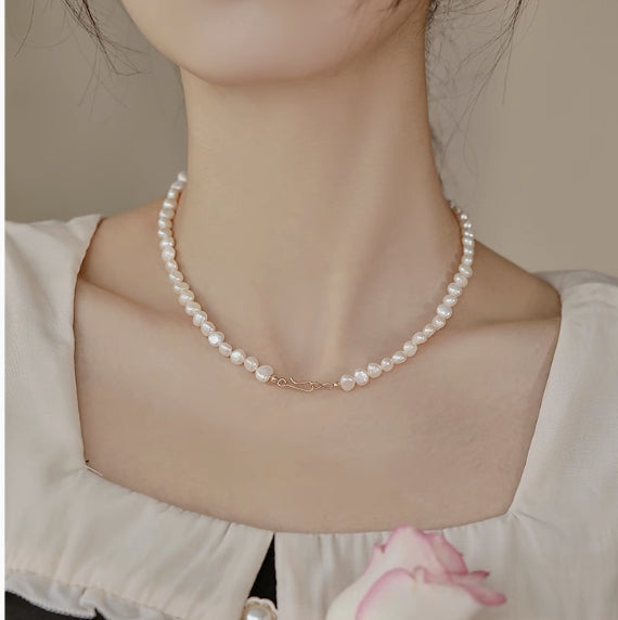 Bright Baroque Freshwater Pearl Necklace
