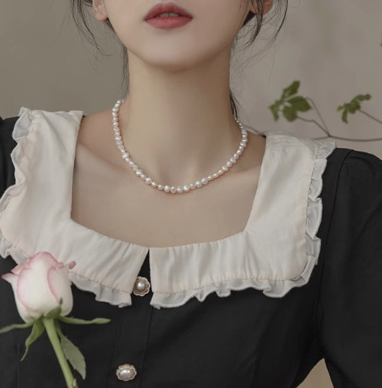 Bright Baroque Freshwater Pearl Necklace