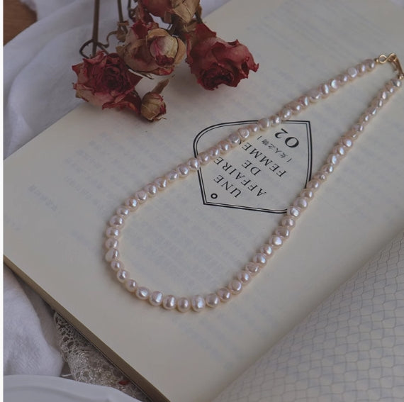 Bright Baroque Freshwater Pearl Necklace