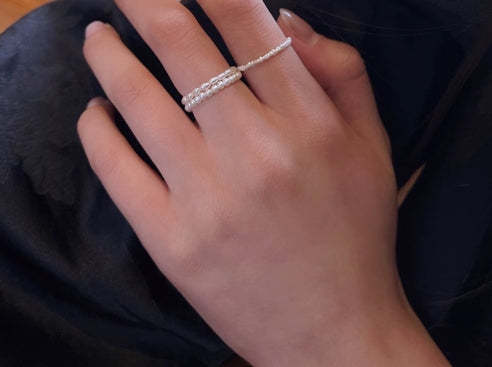 1mm2mm pearls, very fine millet pearls, ultra-fine pearl rings