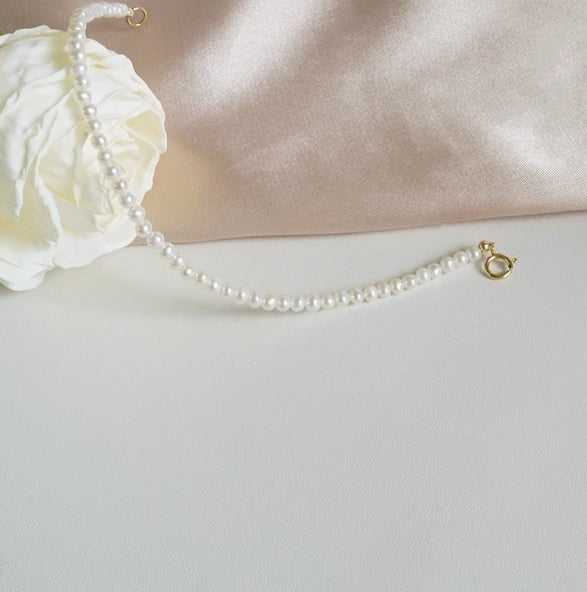 2-3mm natural strong light freshwater small pearl bracelet