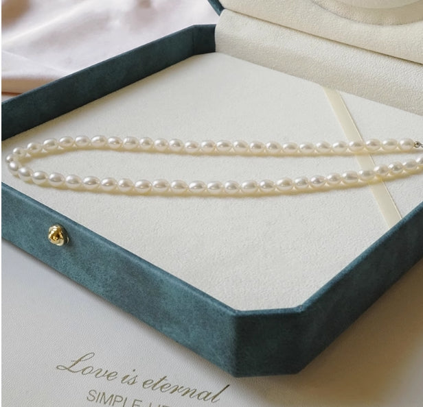 6mm natural freshwater pearl necklace