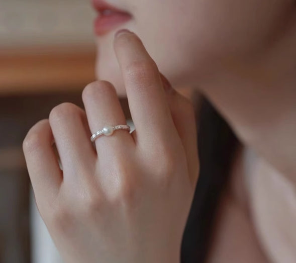 Freshwater Pearl Silver Ring
