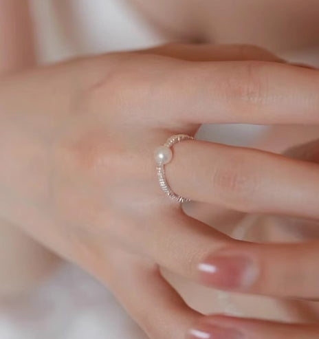 Freshwater Pearl Silver Ring
