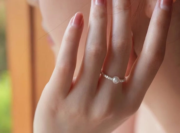 Freshwater Pearl Silver Ring