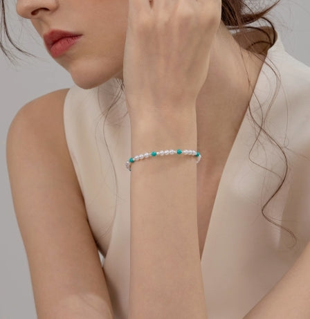 Freshwater Pearl Turquoise bracelet