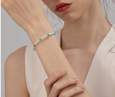 Freshwater Pearl Turquoise bracelet