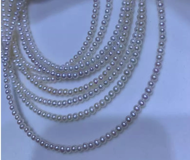 Pearl material: Mini baby freshwater pearls 2.5-3mm