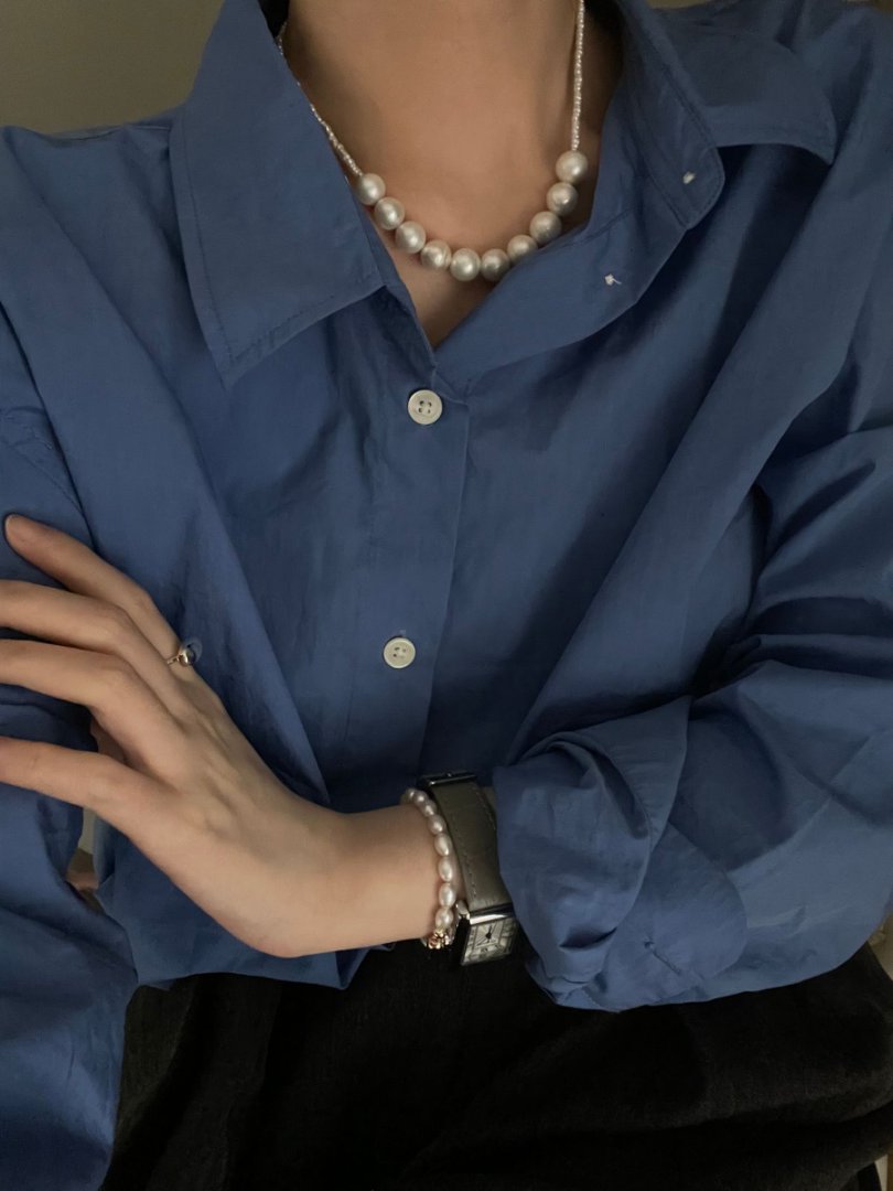 Edison Smile Pearl Necklace