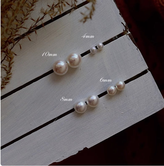 freshwater pearl earring studs