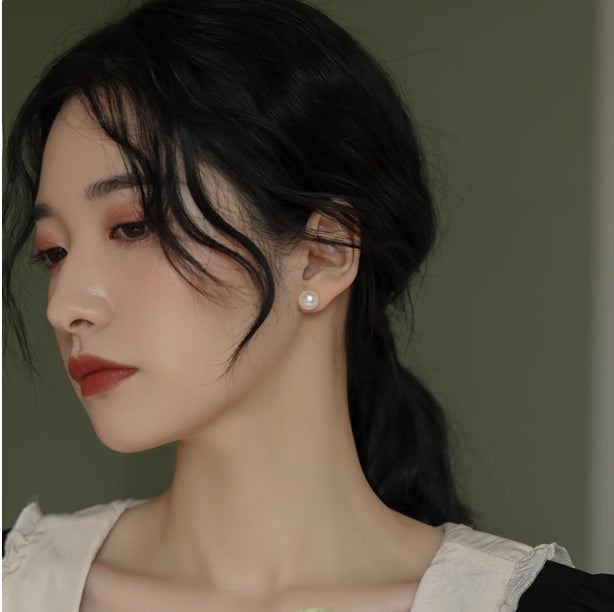 freshwater pearl earring studs