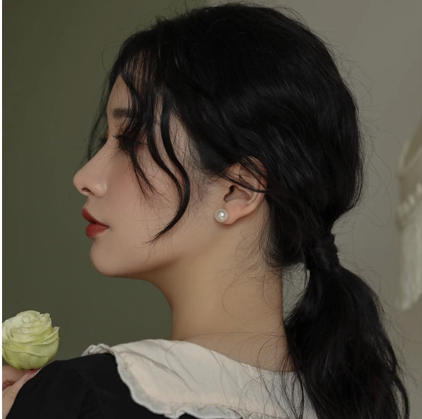 freshwater pearl earring studs