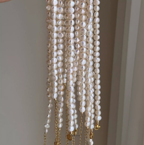 Irregular Baroque Pearl Necklace