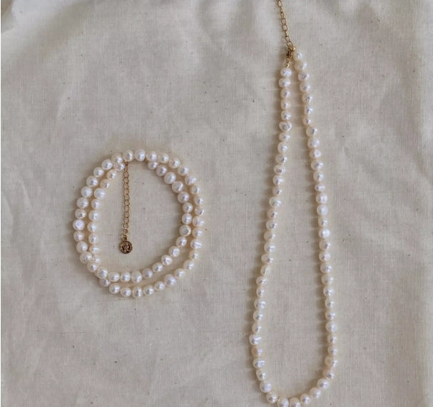 Irregular Baroque Pearl Necklace