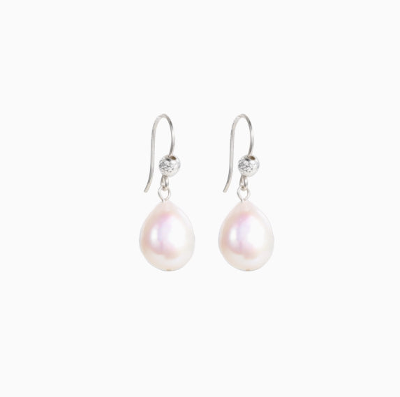 Vintage Baroque Freshwater Pearl Earrings