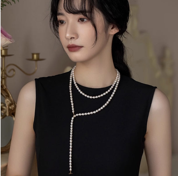 N Ways to Wear a Light-Strong Freshwater Pearl Otto Buckle Necklace