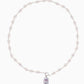 Classic Baroque Square Pearl Sweater Necklace