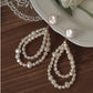 Button Baroque Freshwater Pearl 925 Sterling Silver Drop Earrings