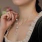 Petal Baroque Pearl and Silver Necklace