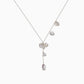 Petal Baroque Pearl and Silver Necklace