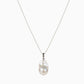 Water fish tail Rock pearl long sweater necklace