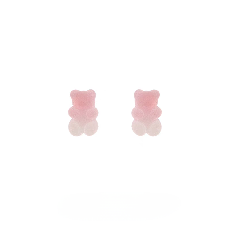 Suger candy gummy bear earrings