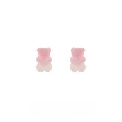 Suger candy gummy bear earrings