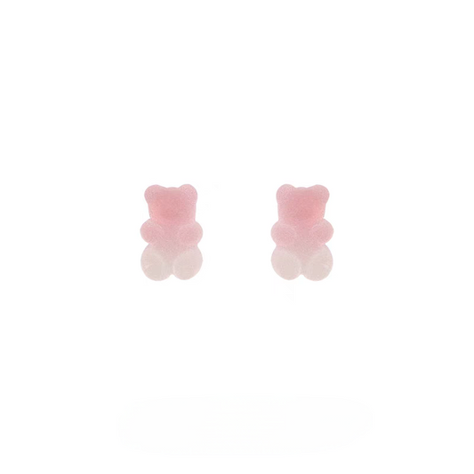 Suger candy gummy bear earrings