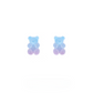 Suger candy gummy bear earrings