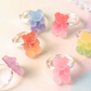 Sugar candy gummy bear ring