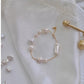 White Multi-Treasure Baroque Freshwater Pearl Bracelet