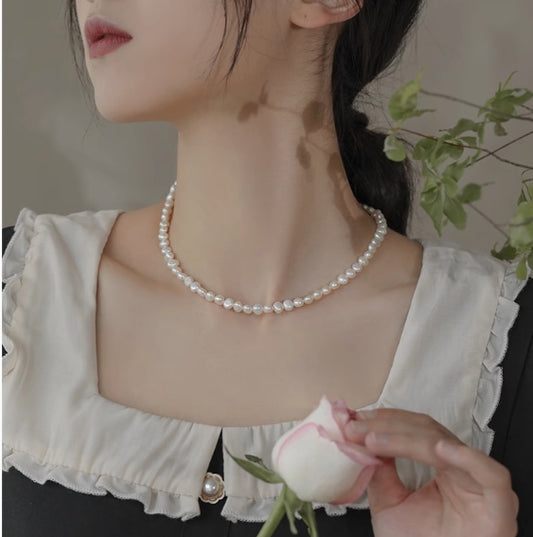 Bright Baroque Freshwater Pearl Necklace