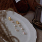 Retro and versatile long pearl earrings
