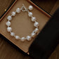 Bright Freshwater Baroque Pearl Bracelet