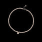 Wrinkled Freshwater Bright Pearl Necklace