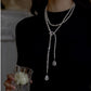 n ways to wear French petal French vintage sweater necklace