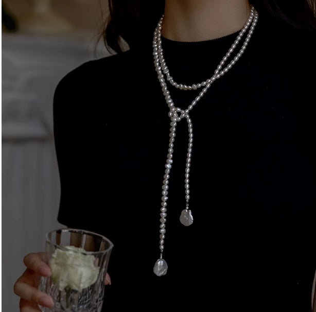 n ways to wear French petal French vintage sweater necklace