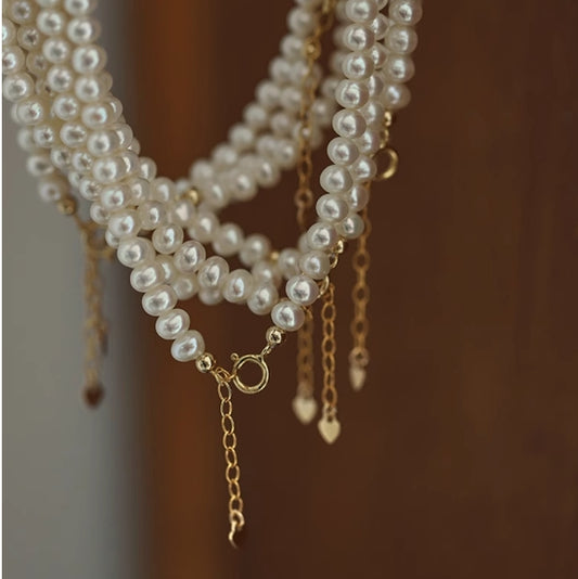Small grain classic retro versatile necklace