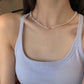 Natural Baroque Irregular Shaped Pearl Necklace