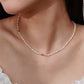 Natural Baroque Irregular Shaped Pearl Necklace