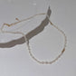 Natural Baroque Irregular Shaped Pearl Necklace
