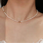 Natural Baroque Irregular Shaped Pearl Necklace