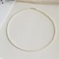 Very fine 2-3mm nearly round freshwater pearl necklace