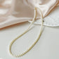 Minimalist 4-5mm natural freshwater pearl necklace