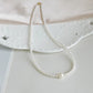 3-4mm natural freshwater pearl necklace