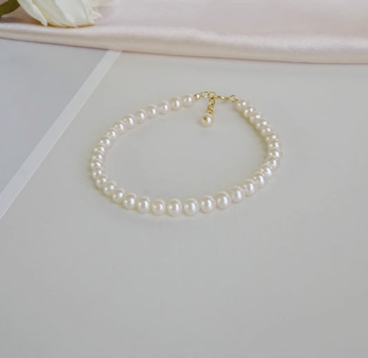 3-4mm 4-5mm natural freshwater small pearl bracelet