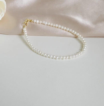 2-3mm natural strong light freshwater small pearl bracelet